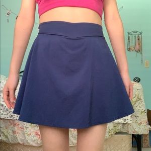 Blue circle skirt